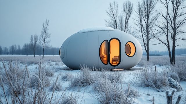 EcoCapsule Isolierung: Winterfest machen
