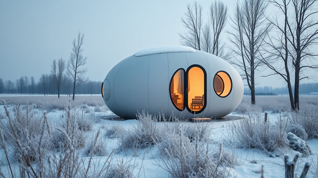 EcoCapsule Isolierung: Winterfest machen