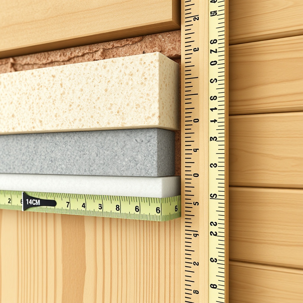 A photorealistic close-up of a cross-section of the Pod wall construction showing layers o